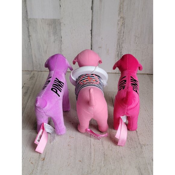 Victoria's Secret sailor dog pink plush set decor collectible purple - Picture 5 of 6